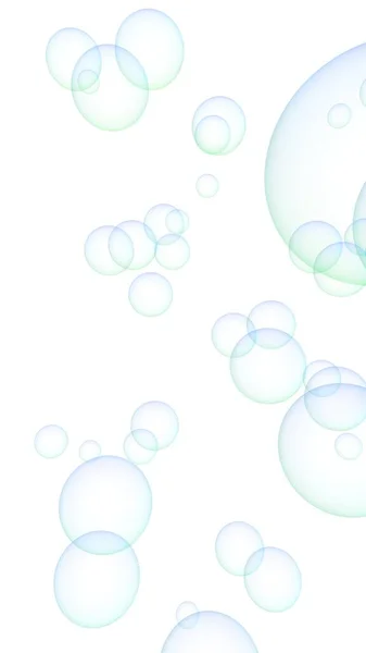 Licht Blauwe Gekleurde Achtergrond Met Paarse Bubbels Behang Textuur Paarse — Stockfoto