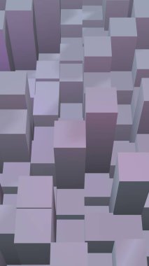 Soyut pembe gri zarif küp geometrik arka plan. Kaotik olarak gelişmiş dikdörtgen çubuklar. 3d Rendering, 3d illüstrasyon