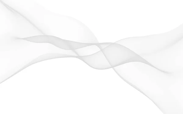White Abstract Background Fluttering White Scarf Waving Wind White Fabric — Stock Photo, Image