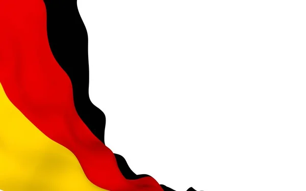 Bandiera Della Germania Illustrazione Grande Formato Stato Simbolo Della Repubblica — Foto Stock