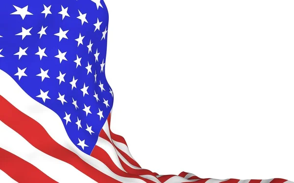 미국의 웨이브 줄무늬 미국의 상징이다 — 스톡 사진