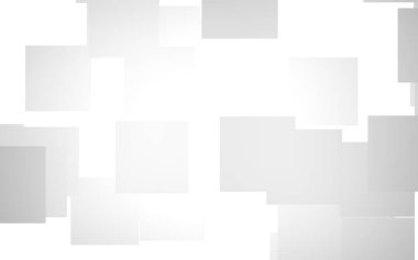 Beyaz soyut arka plan. Gri kareli puslu arkaplan. 3B illüstrasyon