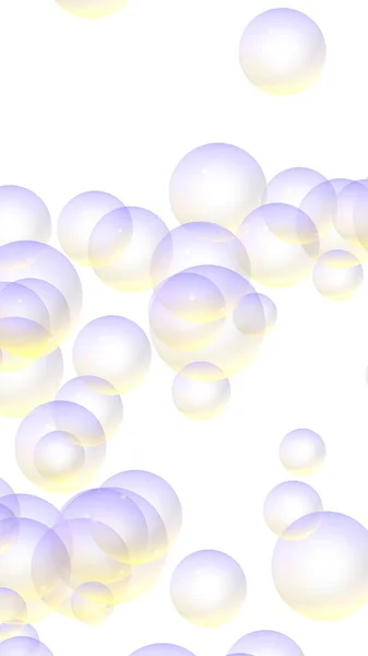 Lehké Pastelové Barevné Pozadí Purpurovými Bublinami Tapety Texturové Bubliny Ilustrace — Stock fotografie