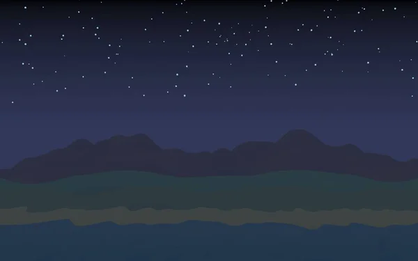 Звездное Безлунное Небо Береговая Линия Океана Волнами Пляже Остров Пляж — стоковое фото