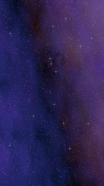 Renkli ve güzel bir arka plan. Uzay boşluğu. Yıldızlı uzay dokusu. 3B illüstrasyon