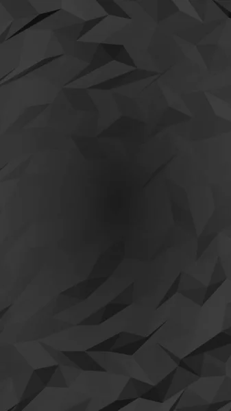 Черный Абстрактный Фон Низкий Фон Мрачная Скомканная Бумага Вертикальное Направление — стоковое фото