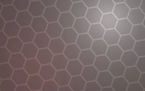 Honeycomb Med Färg Belysning Grå Bakgrund Perspektivvy Polygon Ser Som — Stockfoto