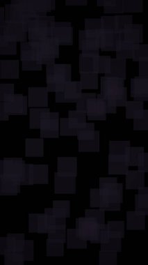 Siyah soyut arka plan. Gri kareli arkaplan. Dikey oryantasyon. 3B illüstrasyon