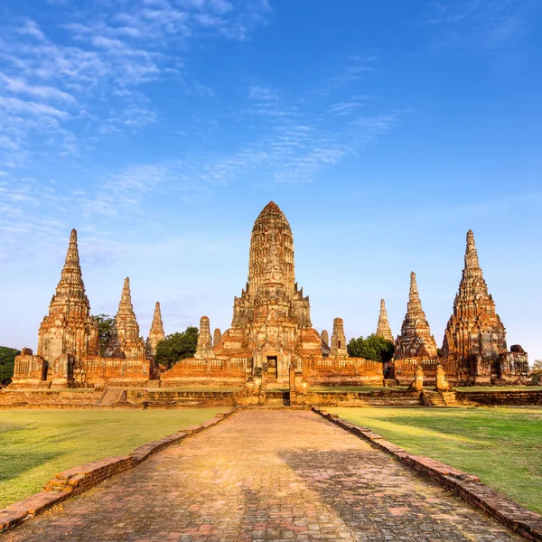 Paisagem Parque Histórico de Ayutthaya — Fotografia de Stock