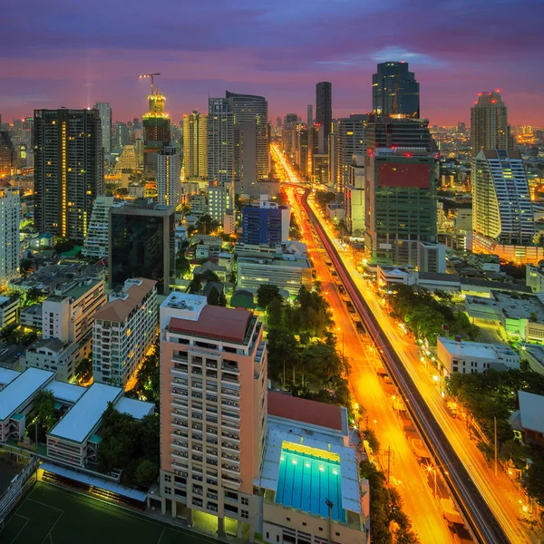 Bangkoks affärsdistrikt — Stockfoto