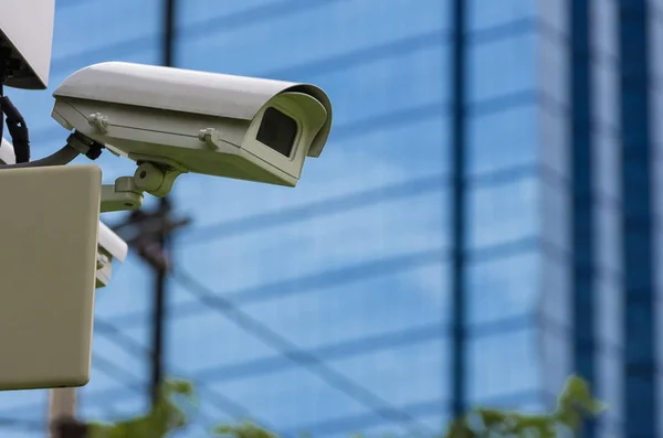 Monitorovací bezpečnostní kamera — Stock fotografie
