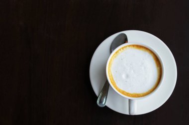 bir fincan kahve görünümünü