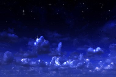 Güzel gece gökyüzü