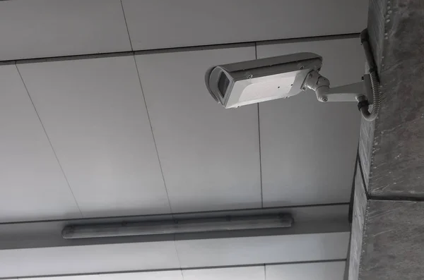 CCTV kameraları beyaz bir hareket kaydedilmiş. — Stok fotoğraf