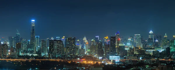 Bangkok nacht weergave — Stockfoto