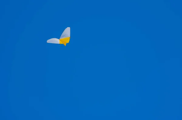Kite driehoekige en blauwe hemel. — Stockfoto