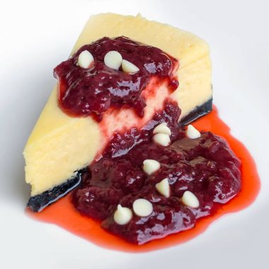 beyaz çikolatalı cheesecake