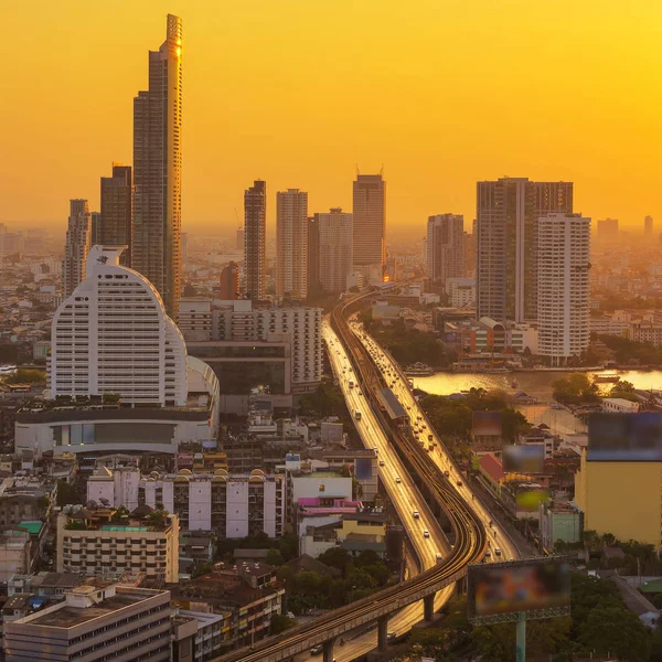 Distrito empresarial de Bangkok — Fotografia de Stock