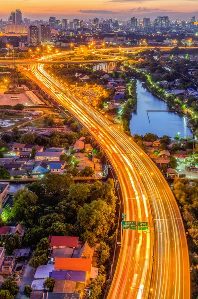 Business-distriktet i Bangkok — Stockfoto