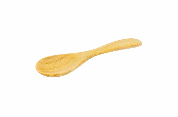 Wooden spoon isolated. — Stock Photo, Image
