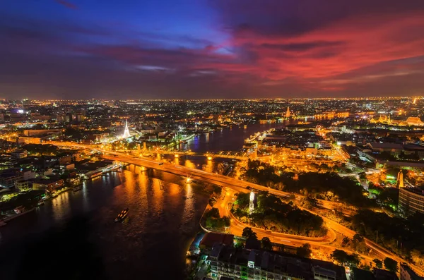 Phra Phuttha Yodfa Puente — Foto de Stock