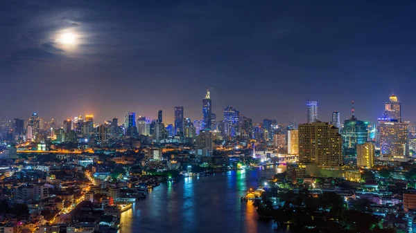 Zakelijke district van Bangkok — Stockfoto