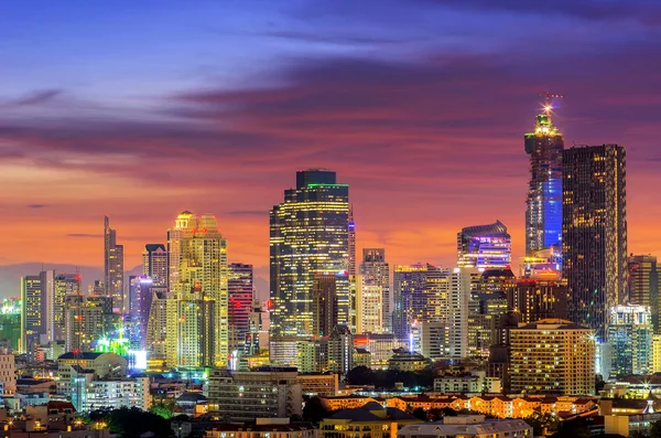 Zakendistrict van Bangkok — Stockfoto