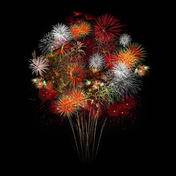 Beautiful bright fireworks — Stock Photo, Image