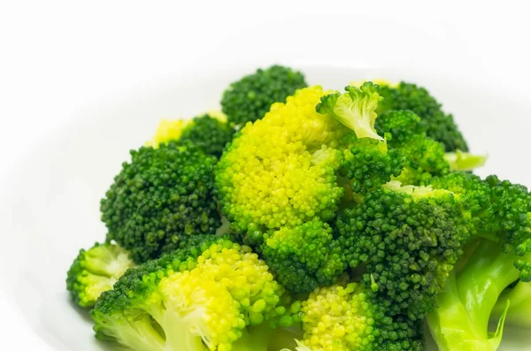 Brokoli dikukus dalam mangkuk — Stok Foto