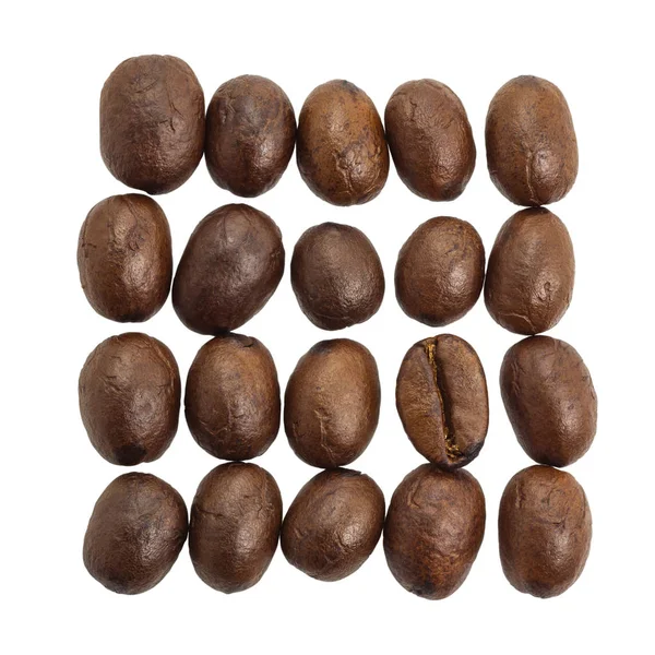 Montón de granos de café tostados frescos — Foto de Stock