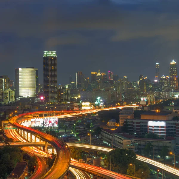 Geschäftsviertel von Bangkok — Stockfoto