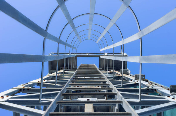 fixed ladder for climbing up lighthouse