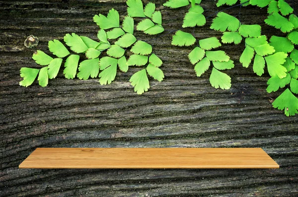 Estante de madera para productos —  Fotos de Stock