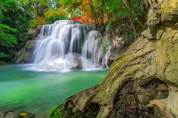 Landscape of Huai Mae Kamin waterfall