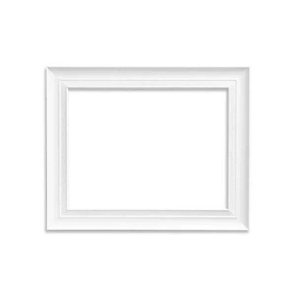 White wooden frame — Stock Photo, Image