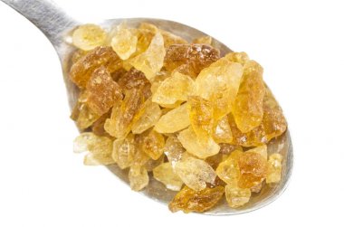 Rock şeker kaşığı üzerinde