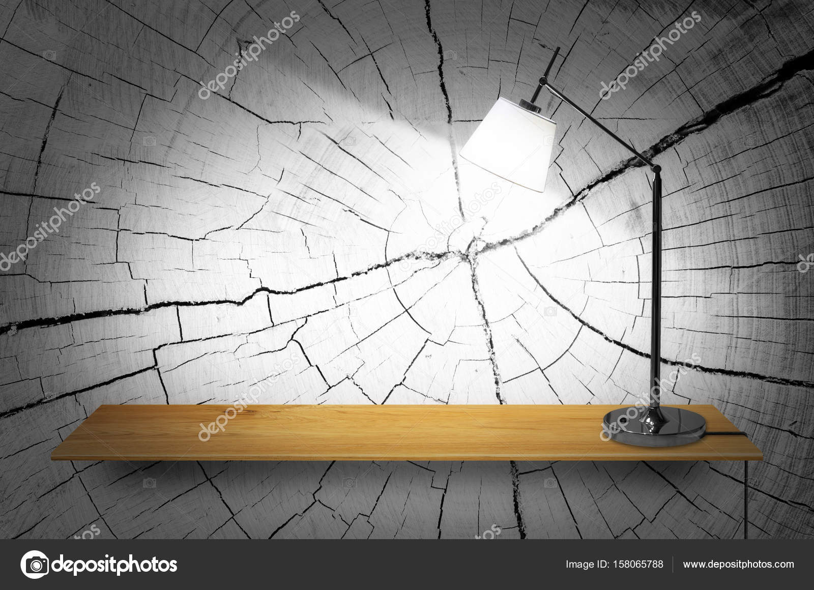 lamp op houten boekenkast — Stockfoto © nirutdps #158065788 lamp op houten boekenkast — Stockfoto © nirutdps #158065788