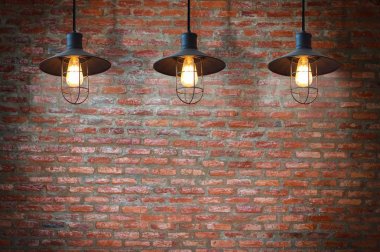 Vintage metalik lambalar