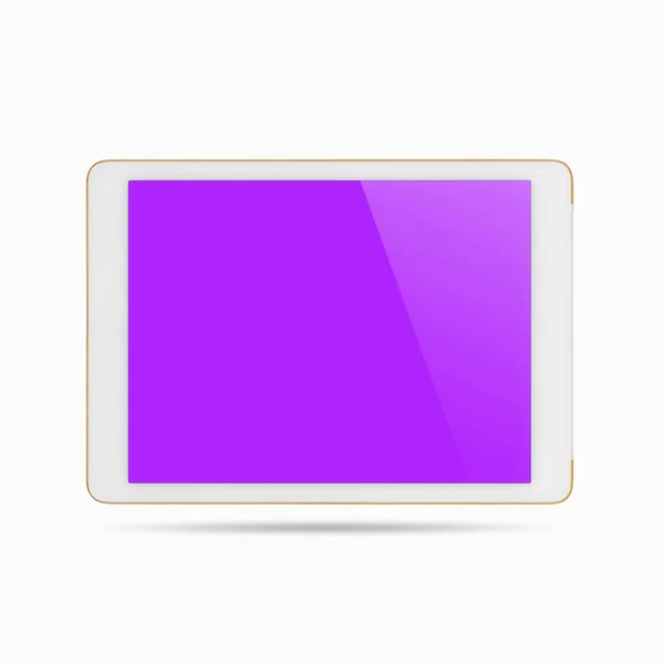 Цифровой планшетный компьютер с ярким экраном — стоковое фото