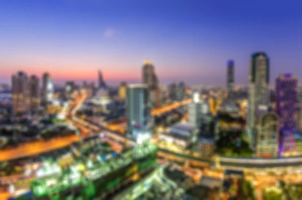 Rascacielos de Bangkok al atardecer — Foto de Stock