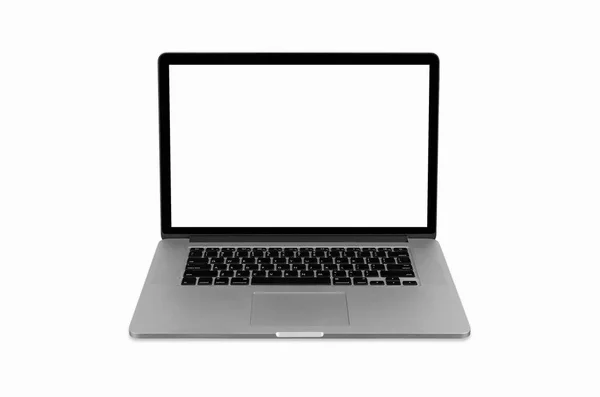 Blank na tela do laptop moderno — Fotografia de Stock