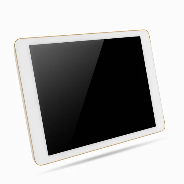 Computador tablet digital com tela preta — Fotografia de Stock