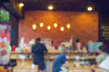 Bulanık kahve dükkanı