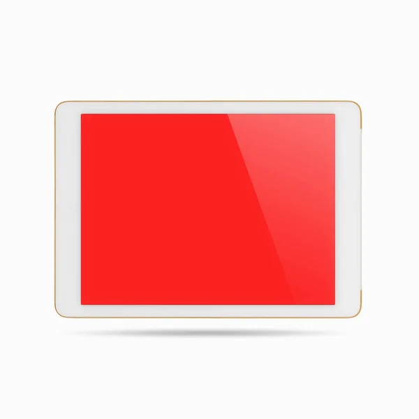 밝은 스크린 디지털 태블릿 컴퓨터 — 스톡 사진