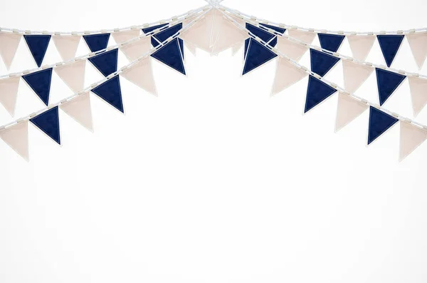 Bunting triangular flags — Stock Photo, Image