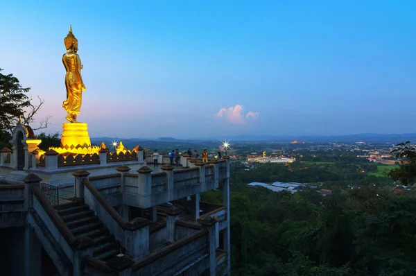 Grande Buda em pé no monte — Fotografia de Stock