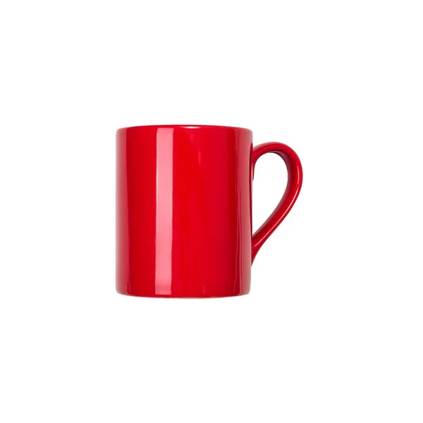 Röd kaffekopp. — Stockfoto