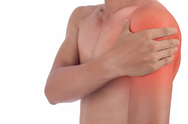 Боль в плечевом суставе — стоковое фото