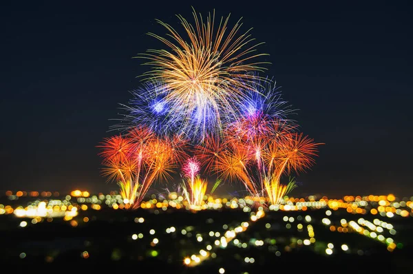 Beautiful fireworks display for celebration