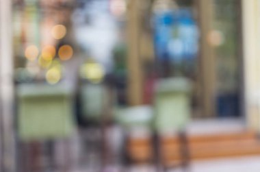 Bulanık kahve dükkanı